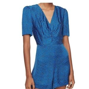 Maje Paisley Print Romper